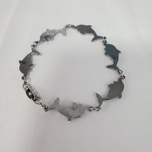 Silver Dolphin Bracelet - Picture 7 of 9